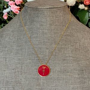 Vintage MMA 12K gold Ram pendant necklace